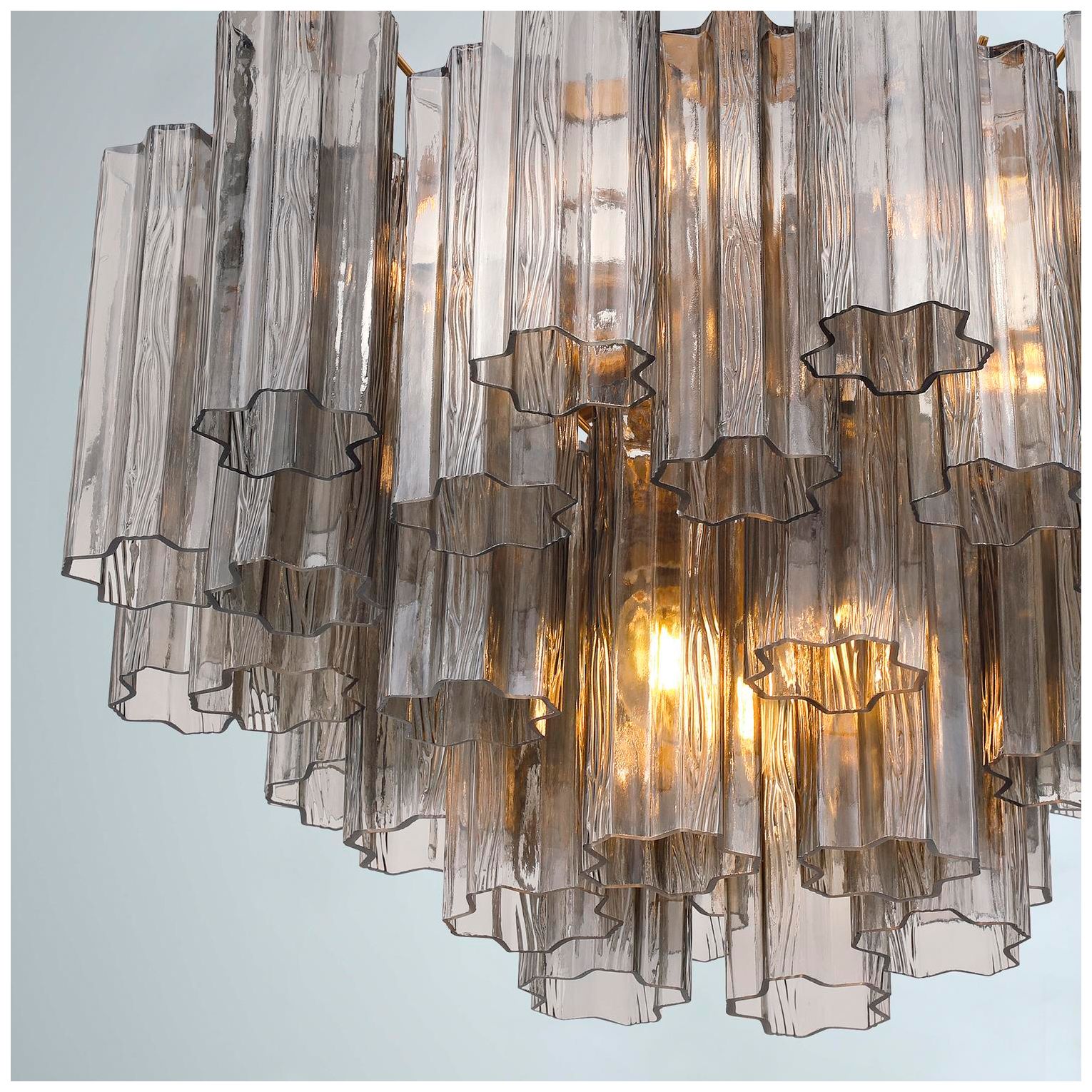 Image 5 Addis 9 Light Aged Brass Chandelier more views