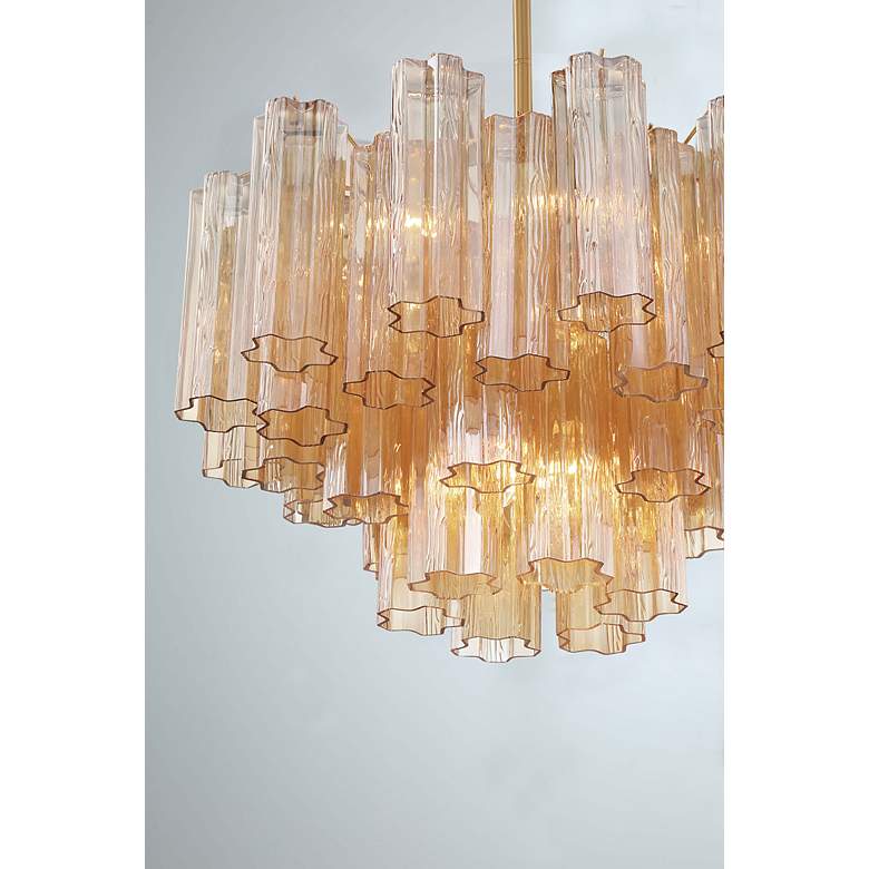 Image 6 Addis 9 Light Aged Brass Chandelier more views