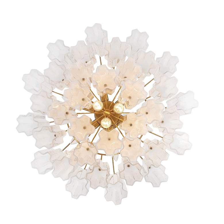 Image 5 Addis 9 Light Aged Brass Chandelier more views
