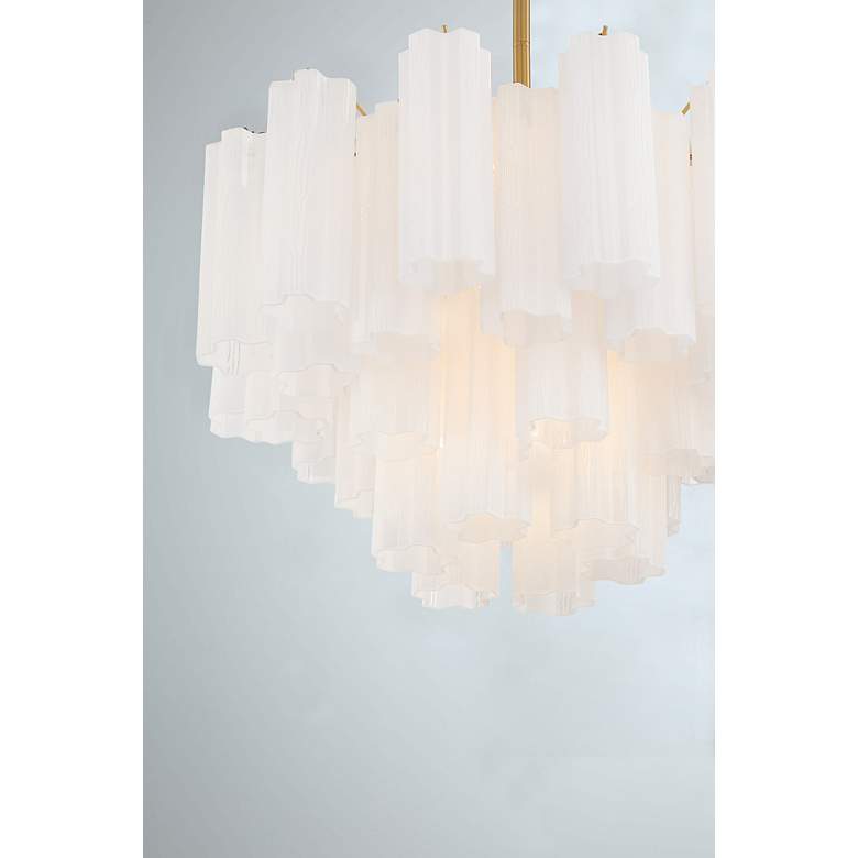Image 6 Addis 9 Light Aged Brass Chandelier more views