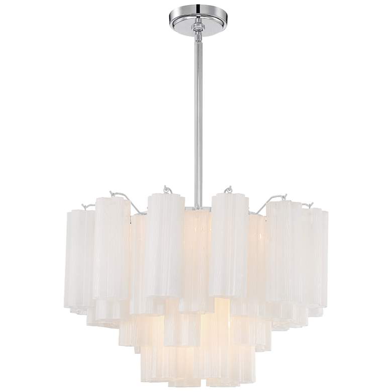 Image 2 Addis 9 Light Polished Chrome Chandelier