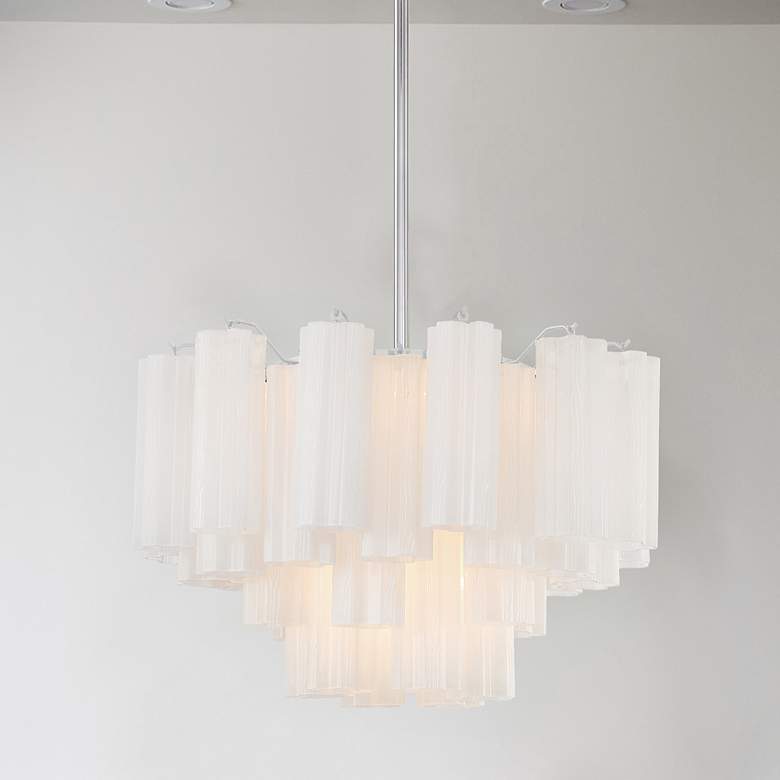 Image 1 Addis 9 Light Polished Chrome Chandelier