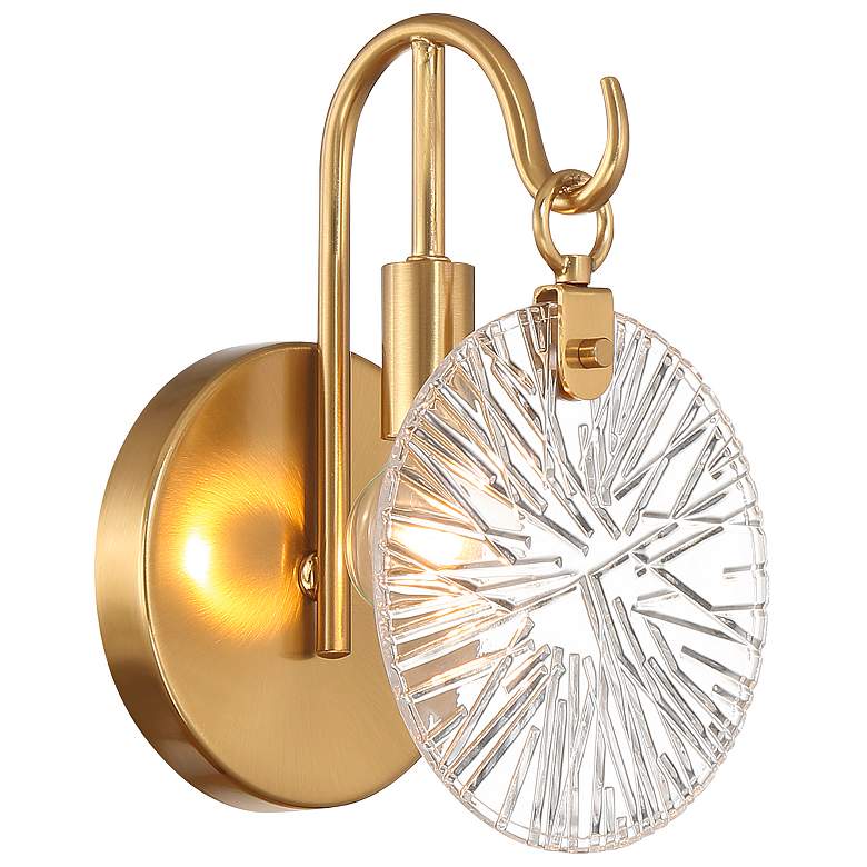 Image 4 Addison 1-Light Bathroom Vanity Light in Warm Brass more views