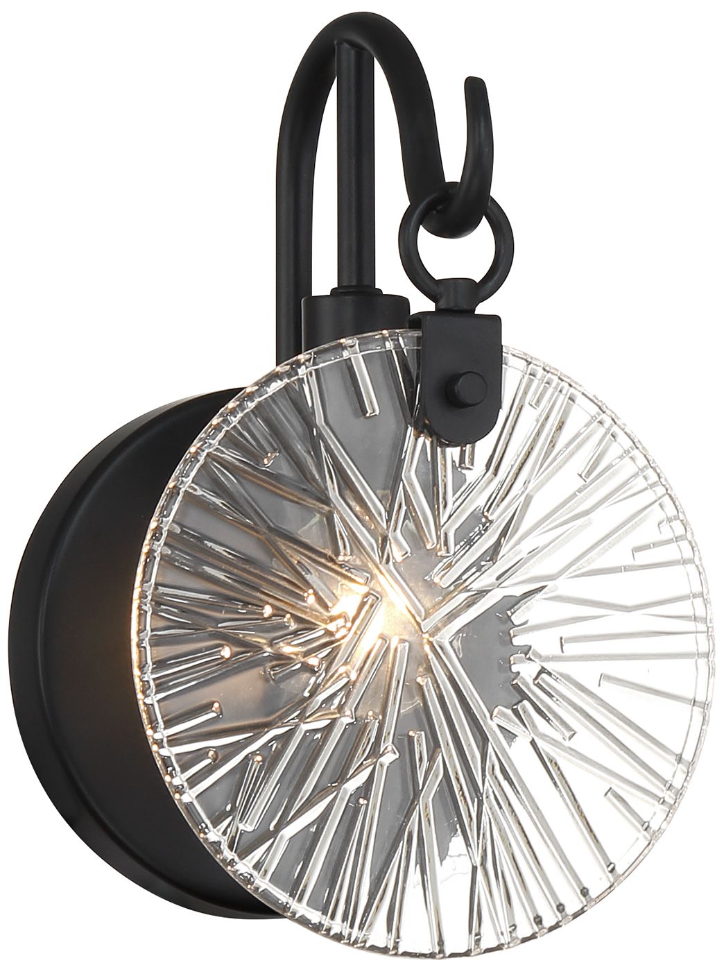 Addison 1-Light Wall Sconce in Matte Black