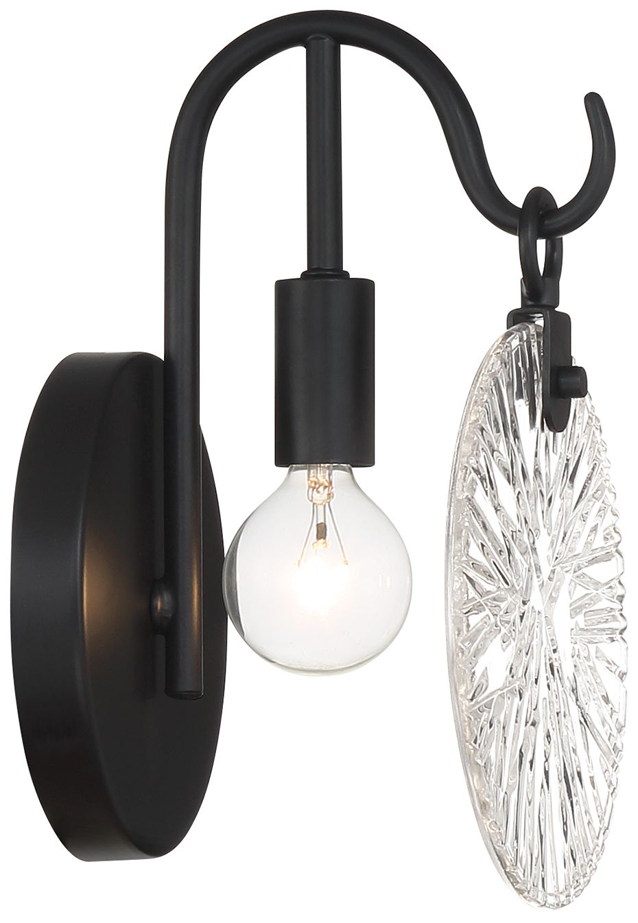 Image 5 Addison 1-Light Wall Sconce in Matte Black more views