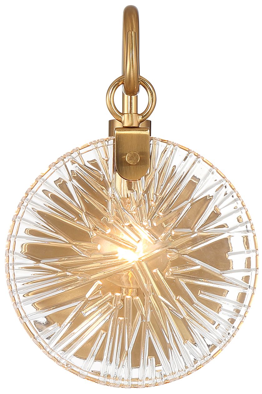 Image 3 Addison 1-Light Wall Sconce in Warm Brass more views
