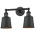 Addison 10" High Matte Black 2-Light LED Wall Sconce