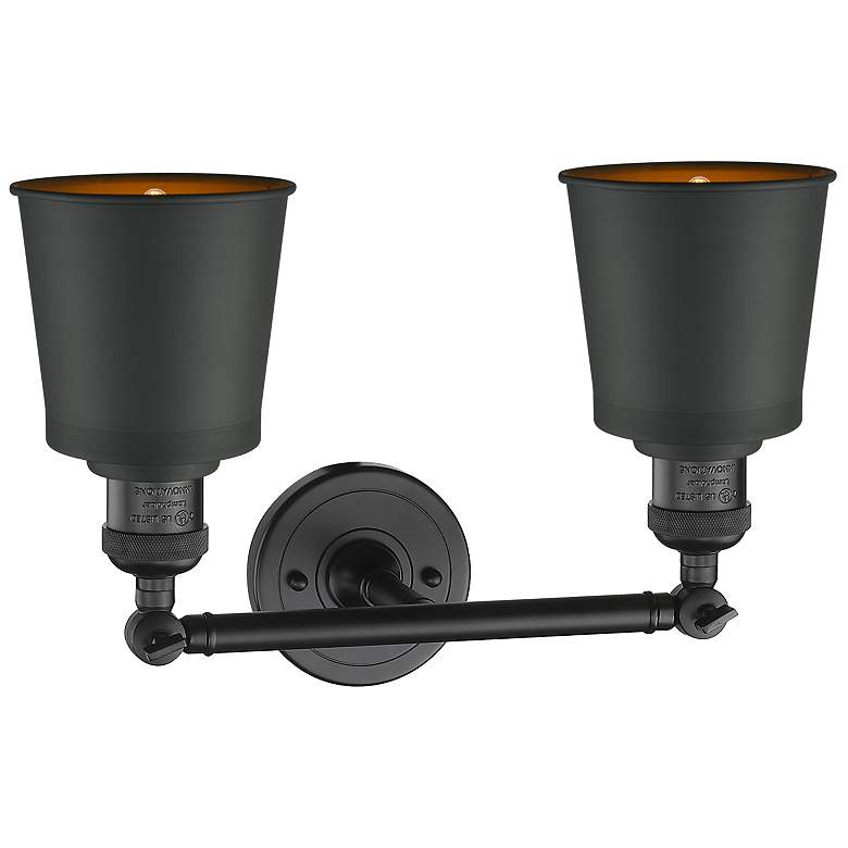 Image 2 Addison 10" High Matte Black 2-Light LED Wall Sconce more views