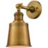 Addison 11" High Brushed Brass Metal Wall Sconce
