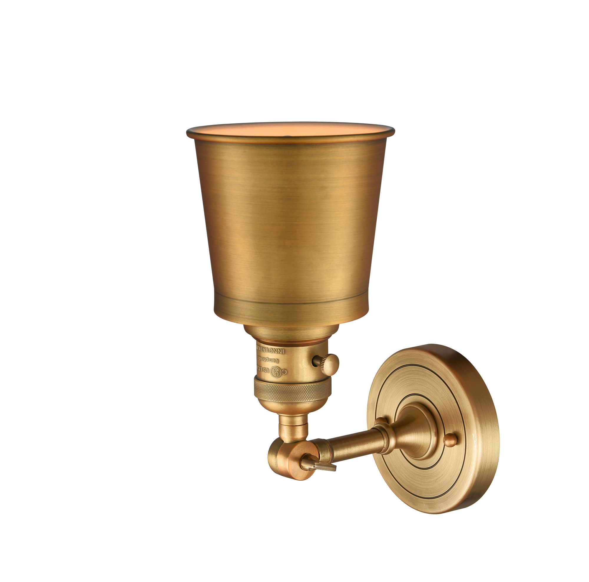 Image 2 Addison 12" High Brushed Brass LED Wall Sconce more views