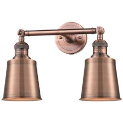 Addison 2 Light 16" LED Bath Light - Antique Copper - Antique Copper S