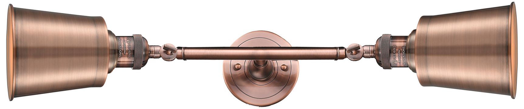 Image 4 Addison 2 Light 16" LED Bath Light - Antique Copper - Antique Copper S more views