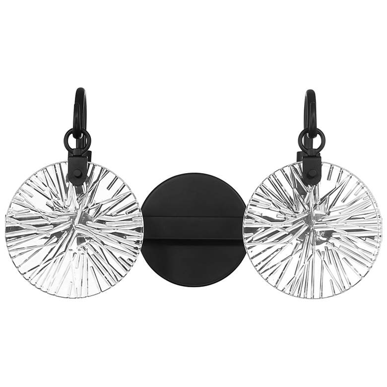 Image 2 Addison 2-Light Bathroom Vanity Light in Matte Black more views