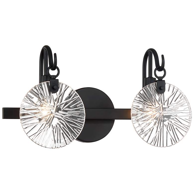 Image 3 Addison 2-Light Bathroom Vanity Light in Matte Black more views