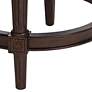 4_Addison 26" Mocha Brown Leather Swivel Counter Stools Set of 2 more views