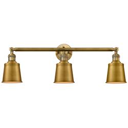 Addison 3 Light 32" LED Bath Light - Brushed Brass - Brushed Brass Sha