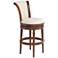 Addison 30 1/4" Erin Cream Fabric Swivel Bar Stool