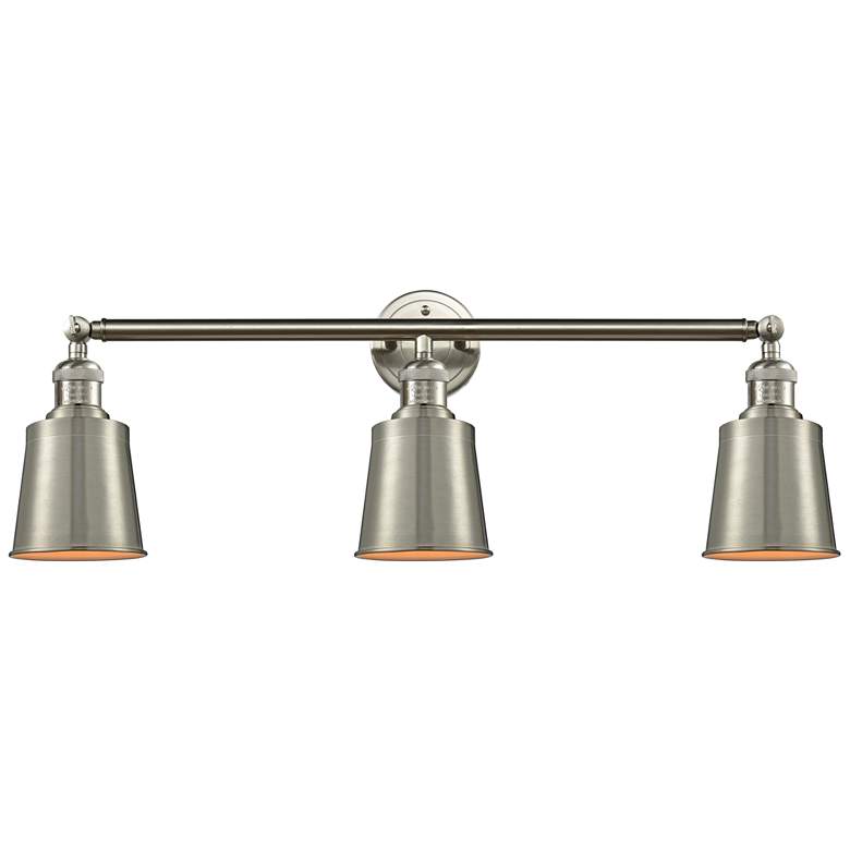 Image 1 Addison 32" 3-Light Brushed Satin Nickel Bath Light