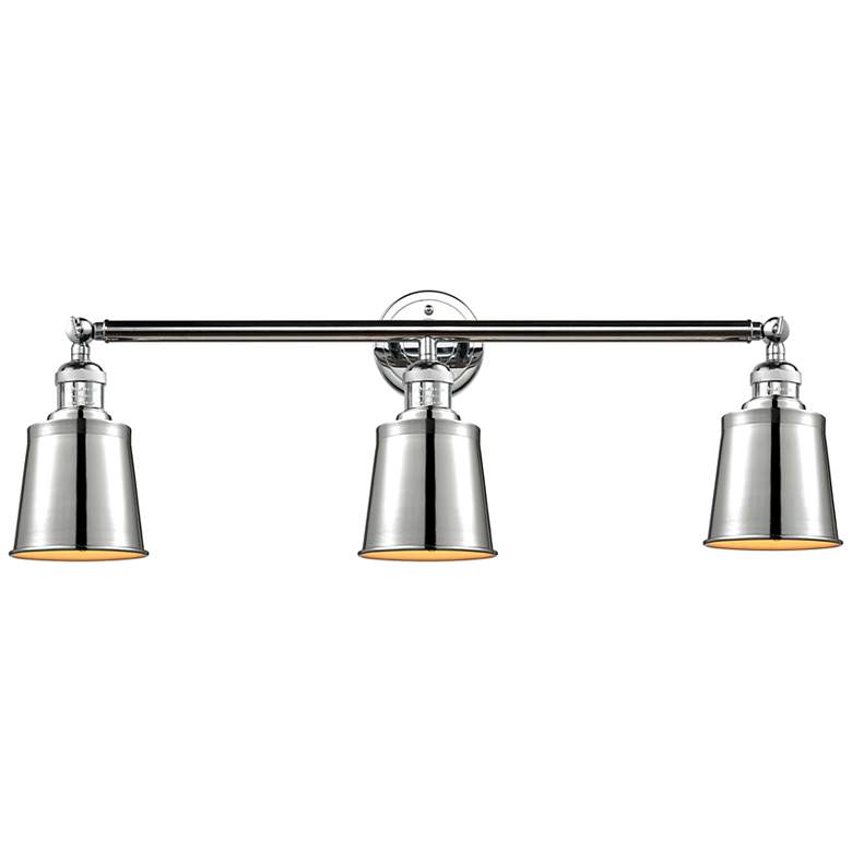 Image 2 Addison 32" Wide Polished Chrome 3-Light Vanity Bath Light