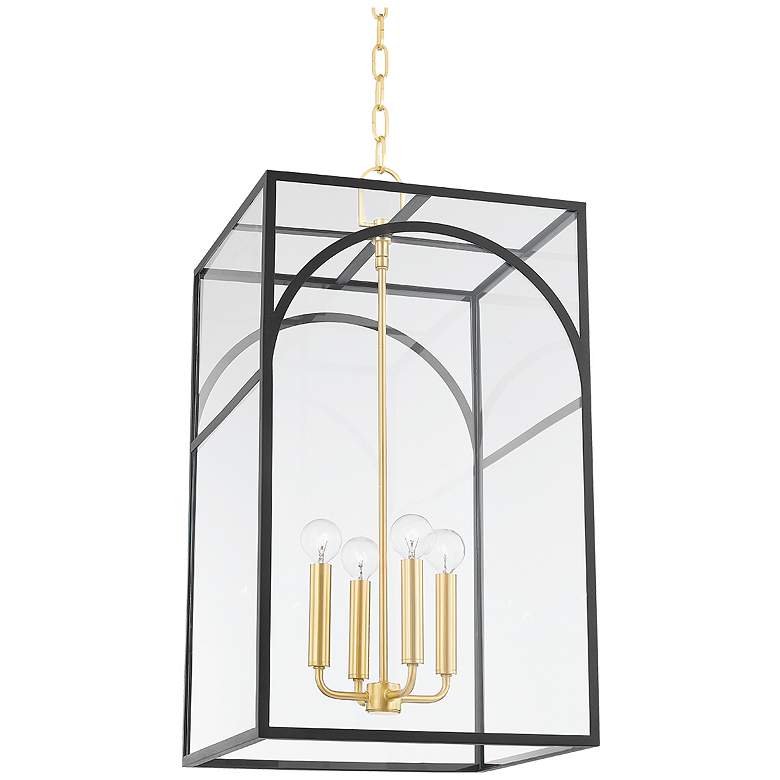Image 1 Addison 4 Light Large Pendant Aged Brass
