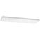 Addison 48" Wide White Rectangular LED Ceiling Light