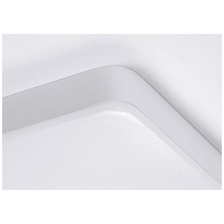 Image 2 Addison 48" Wide White Rectangular LED Ceiling Light more views