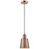 Addison 5" Antique Copper Cord Hung Mini Pendant