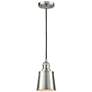 1_Addison 5" Brushed Satin Nickel Cord Hung Mini Pendant