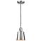 Addison 5" Brushed Satin Nickel Cord Hung Mini Pendant