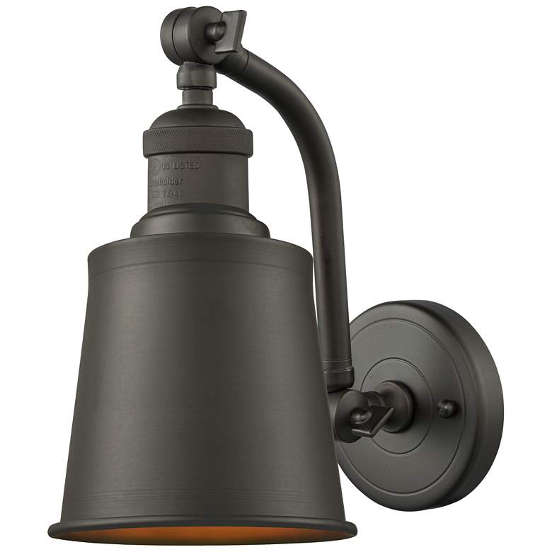 Image 1 Addison 5" LED Sconce - Bronze Finish - Bronze Shade