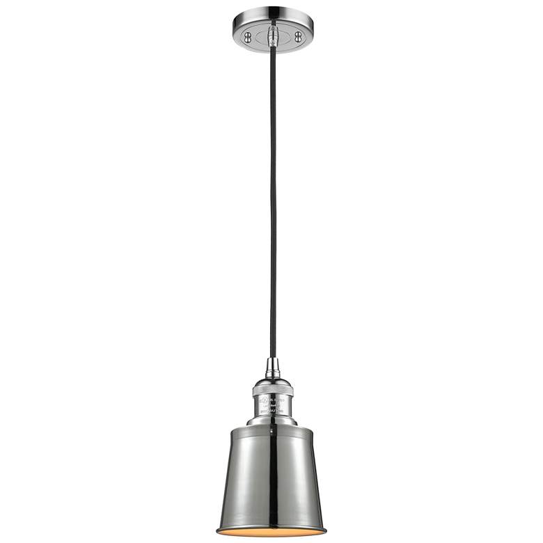 Image 1 Addison 5" Polished Chrome Cord Hung Mini Pendant