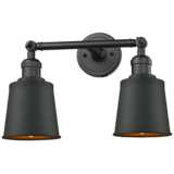 Addison 7&quot;H Oil-Rubbed Bronze 2-Light Adjustable Wall Sconce
