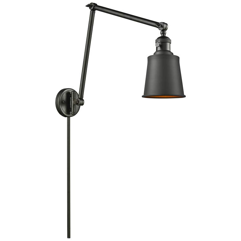 Image 1 Addison 8" Oil Rubbed Bronze LED Double Swing Arm With Rubbed Bronze S