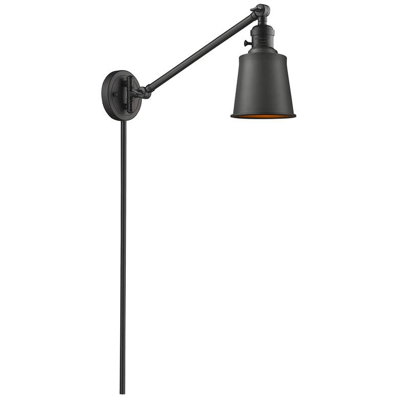 Image 1 Addison 8" Oil Rubbed Bronze LED Swing Arm With Oil Rubbed Bronze Shad