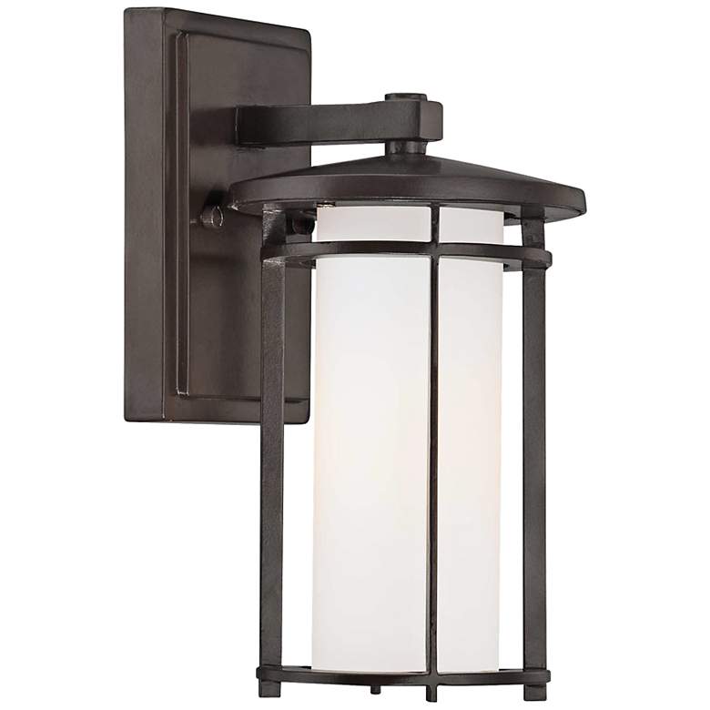Image 1 Addison Park 10" High Bronze Outdoor Wall Light