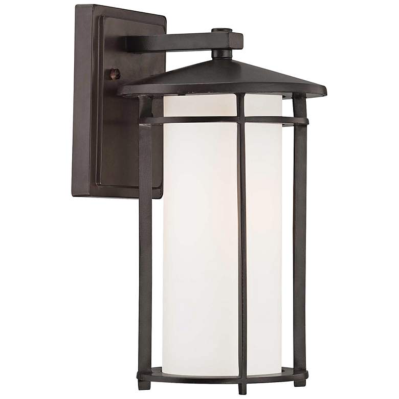 Image 1 Addison Park 12 1/2" High Bronze Outdoor Wall Light