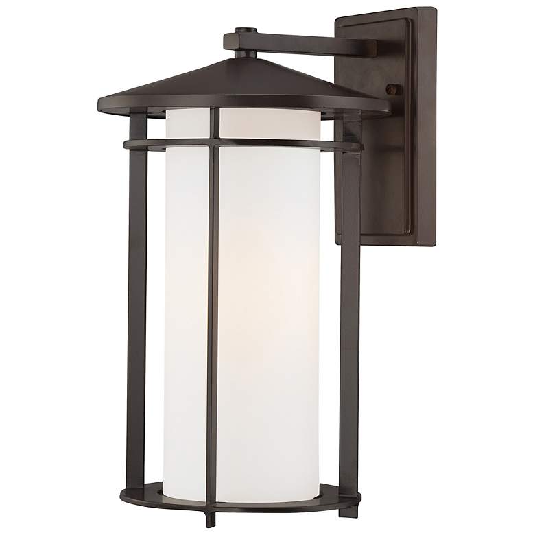 Image 1 Addison Park 16 1/4 inch High Bronze Outdoor Wall Light