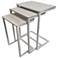 Addison Whitewash Nesting Table Set