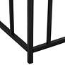 Addy 52 1/4" Wide Stone and Black Iron Console Table