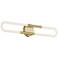 Adel 24" Wide Light Antique Brass LED Vanity Light