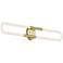 Adel 36" Wide Light Antique Brass LED Vanity Light