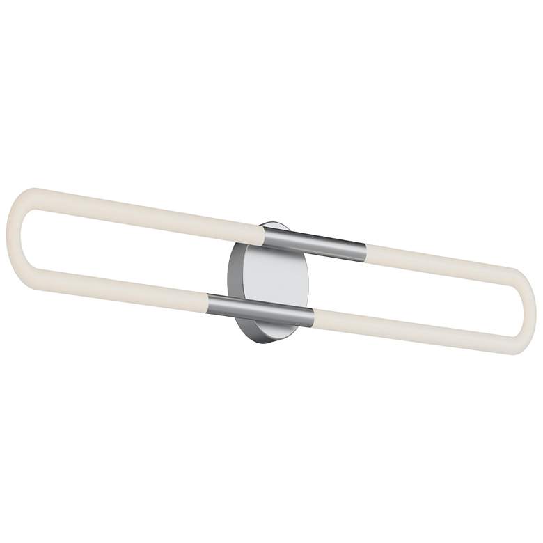 Image 1 Adel 36" Wide Satin Nickel LED Vanity Light