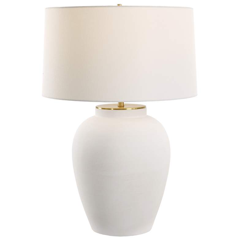 Image 1 Adelaide 29 inch High White Table Lamp