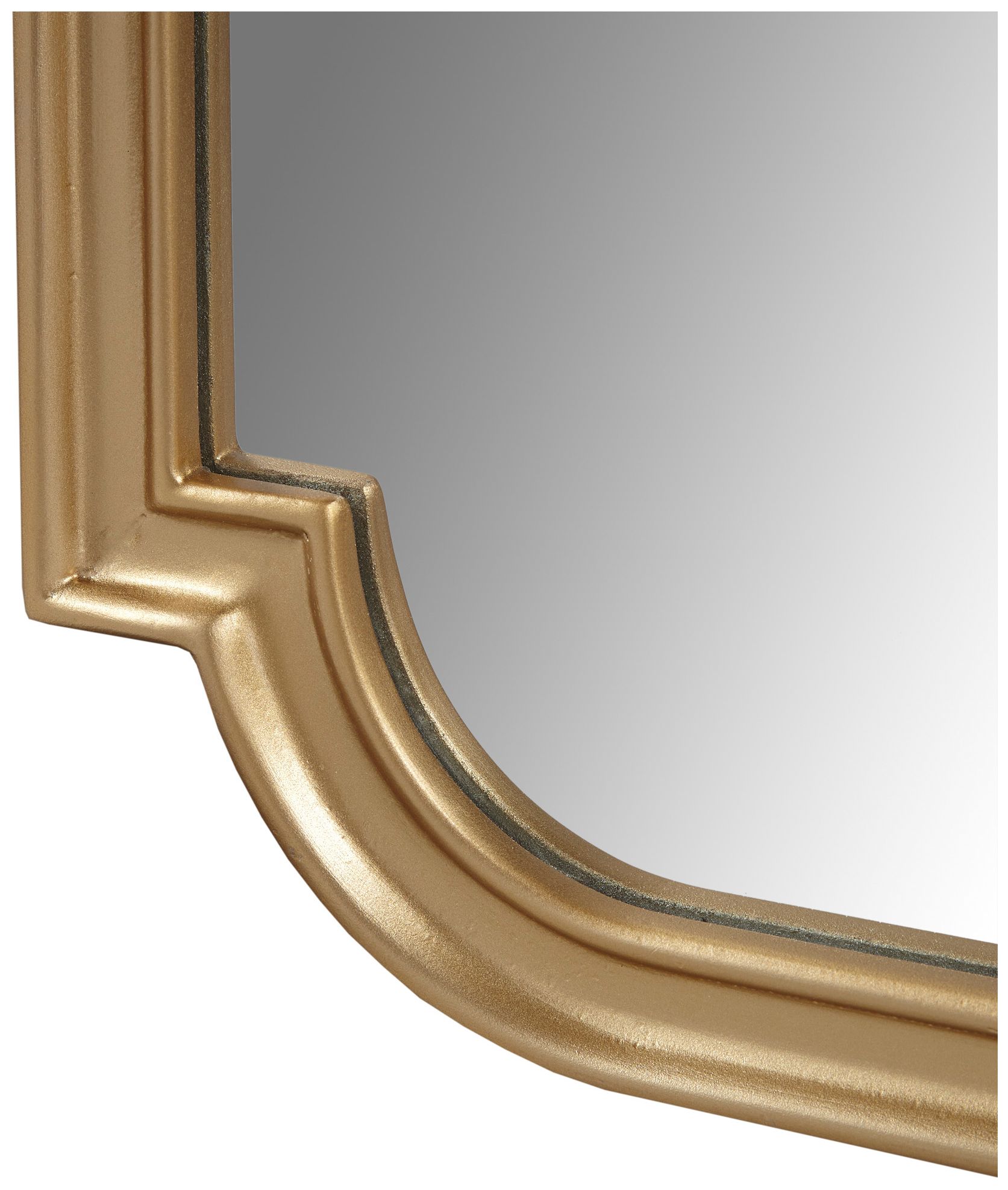 Image 4 Adelaide Metallic Gold 21 1/4" x 38" Rectangular Wall Mirror more views