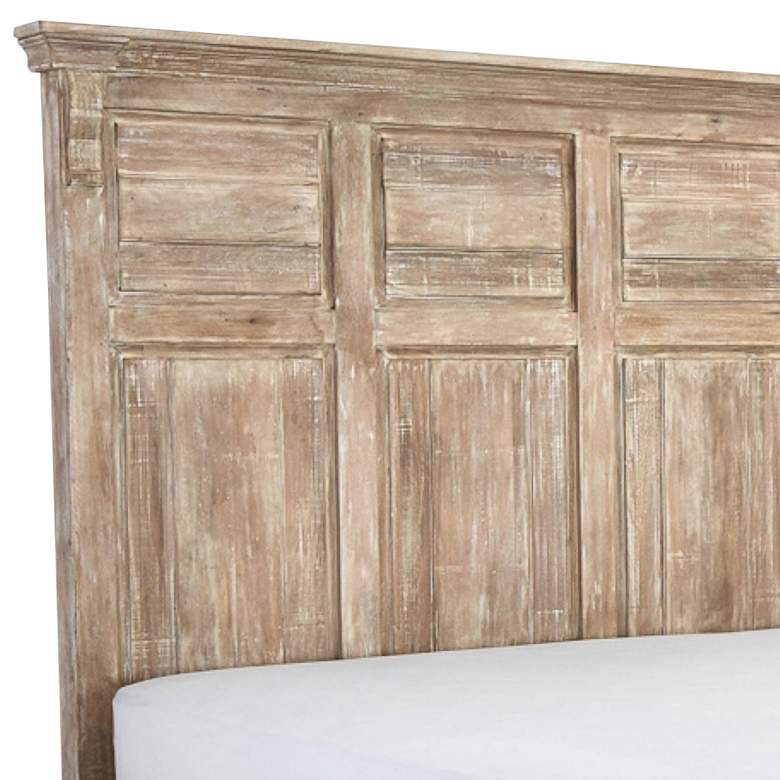 Image 2 Adelaide Natural Mango Wood Queen Bed more views