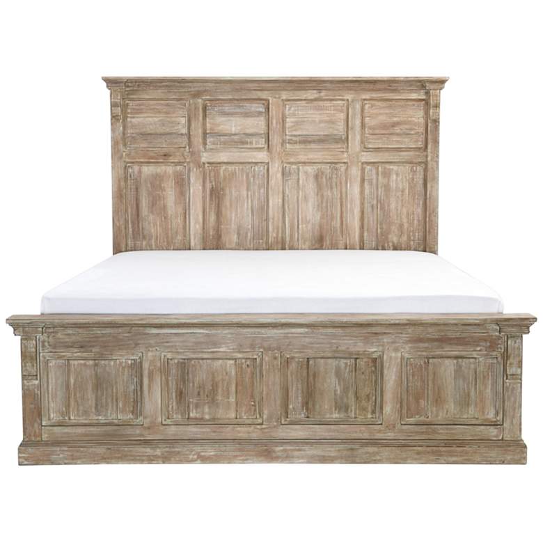 Image 5 Adelaide Natural Mango Wood Queen Bed more views