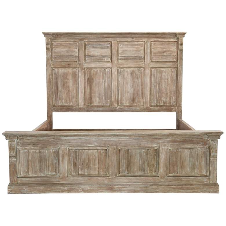 Image 6 Adelaide Natural Mango Wood Queen Bed more views