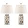 Adele Island White Night Light Table Lamps Set of 2