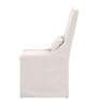 3_Adele Outdoor Slipcover Dining Chair, Performance Blanca, Gray Teak more views