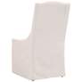 4_Adele Outdoor Slipcover Dining Chair, Performance Blanca, Gray Teak more views